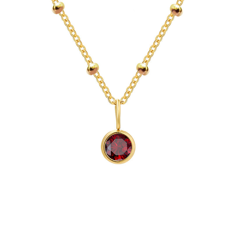 Collier Pierre de Naissance – Talismans Dorés & Argentés