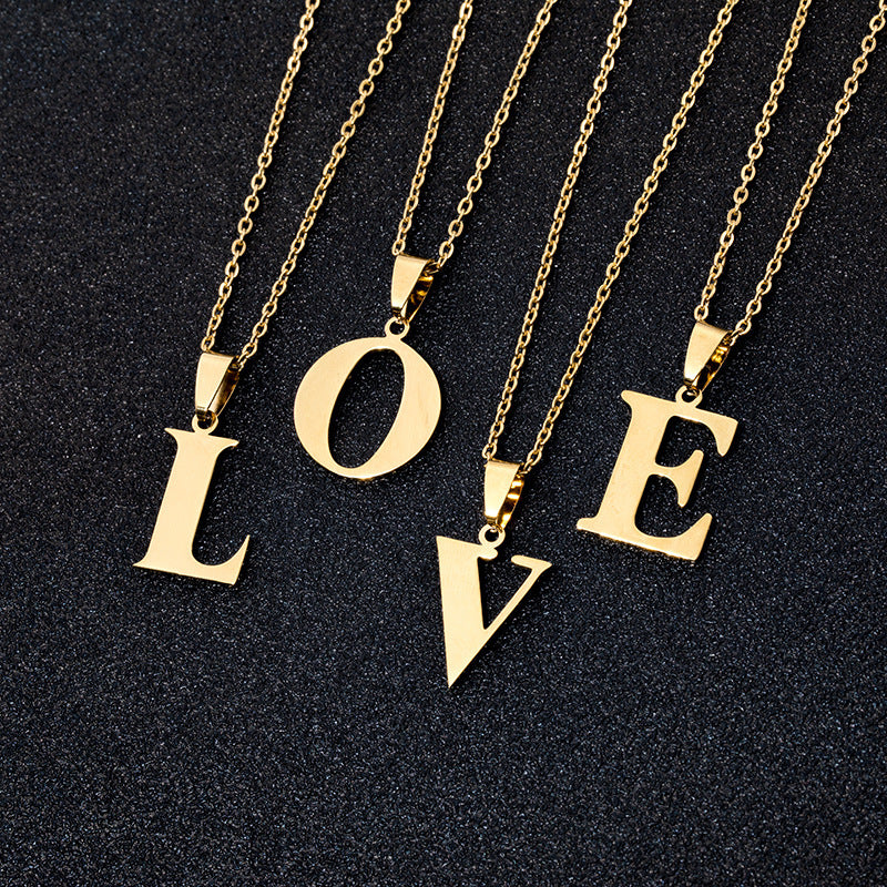 Collier Lettre Initiale Dorée ou Argentée – Bijou Minimaliste & Signé