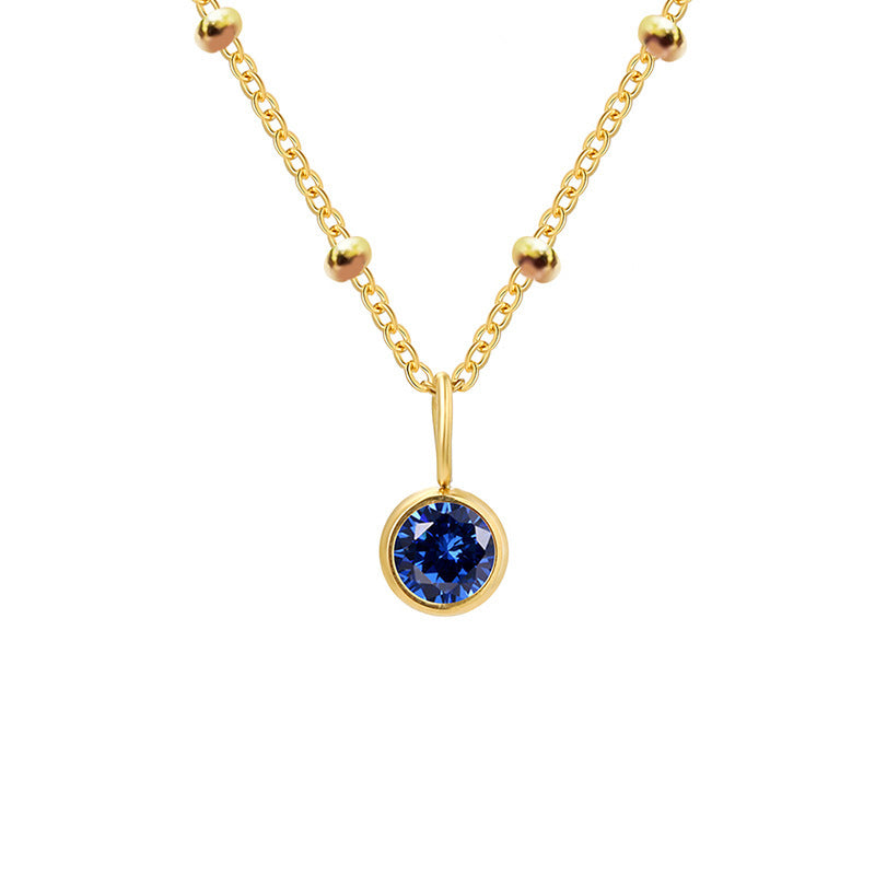 Collier Pierre de Naissance – Talismans Dorés & Argentés