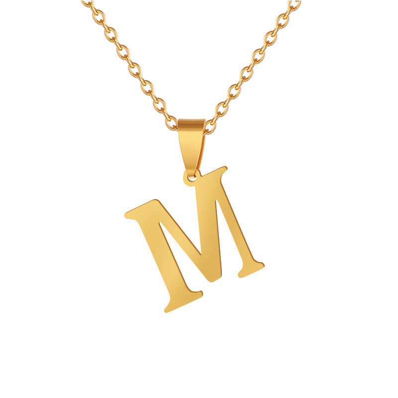 Collier Lettre Initiale Dorée ou Argentée – Bijou Minimaliste & Signé