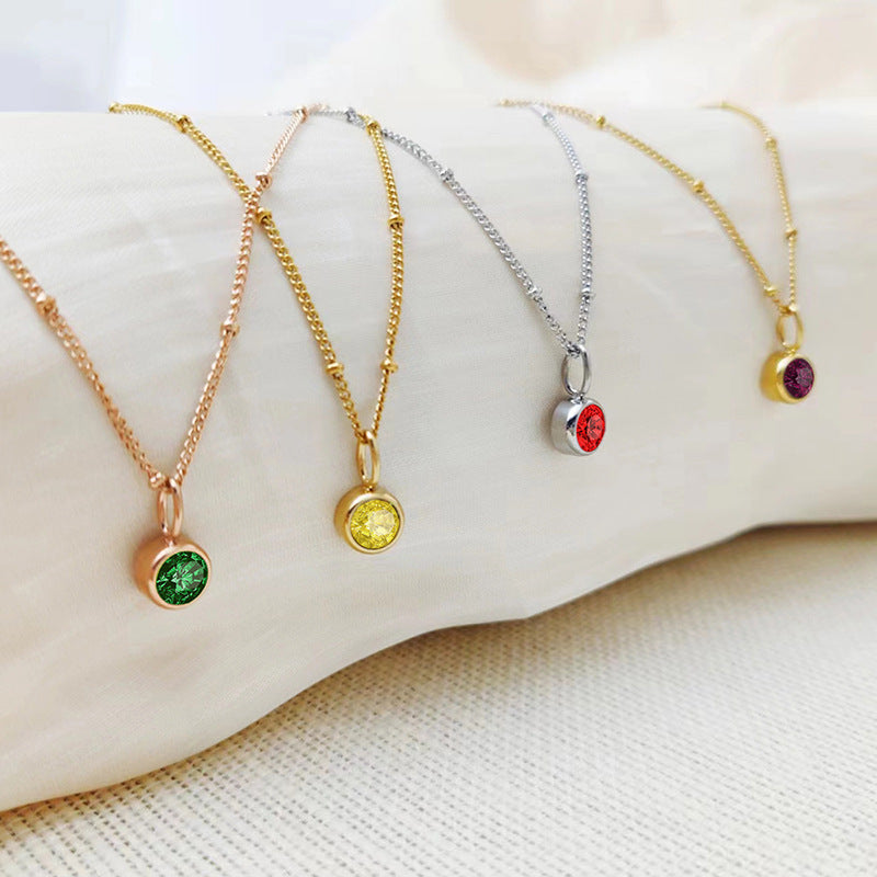 Collier Pierre de Naissance – Talismans Dorés & Argentés