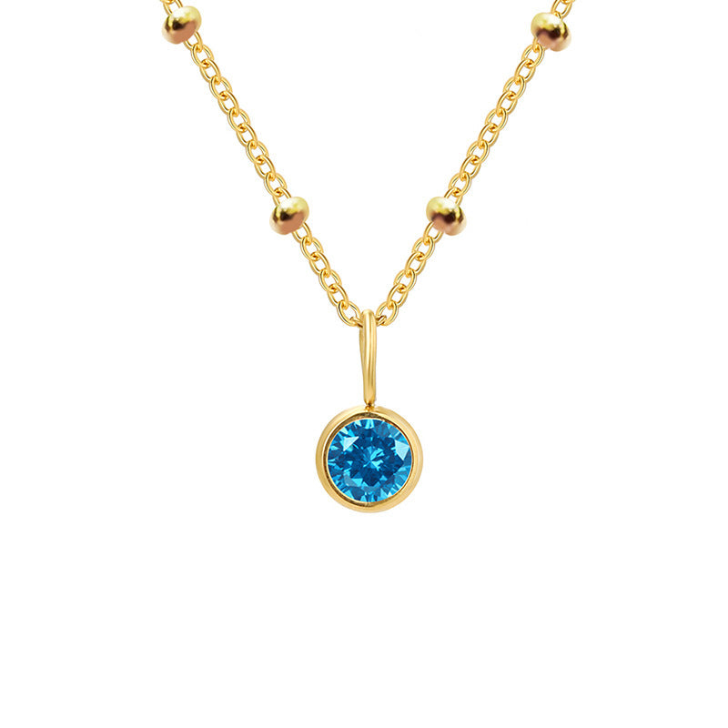 Collier Pierre de Naissance – Talismans Dorés & Argentés