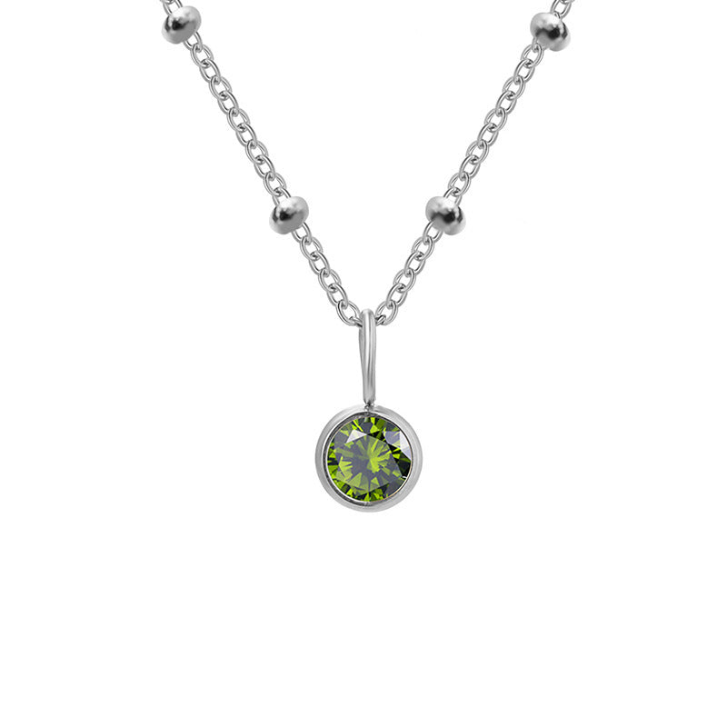 Collier Pierre de Naissance – Talismans Dorés & Argentés