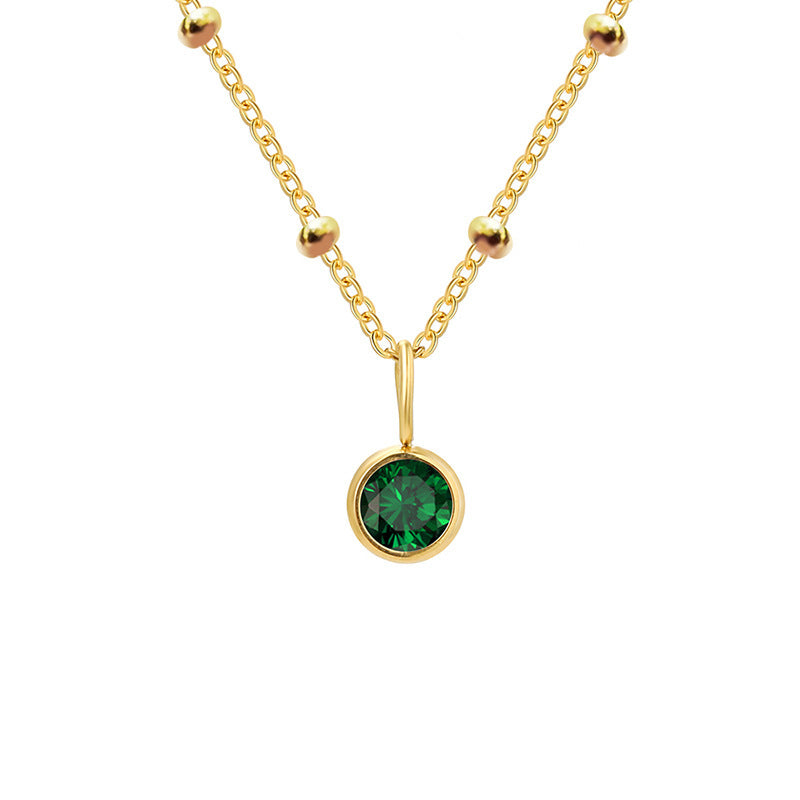 Collier Pierre de Naissance – Talismans Dorés & Argentés