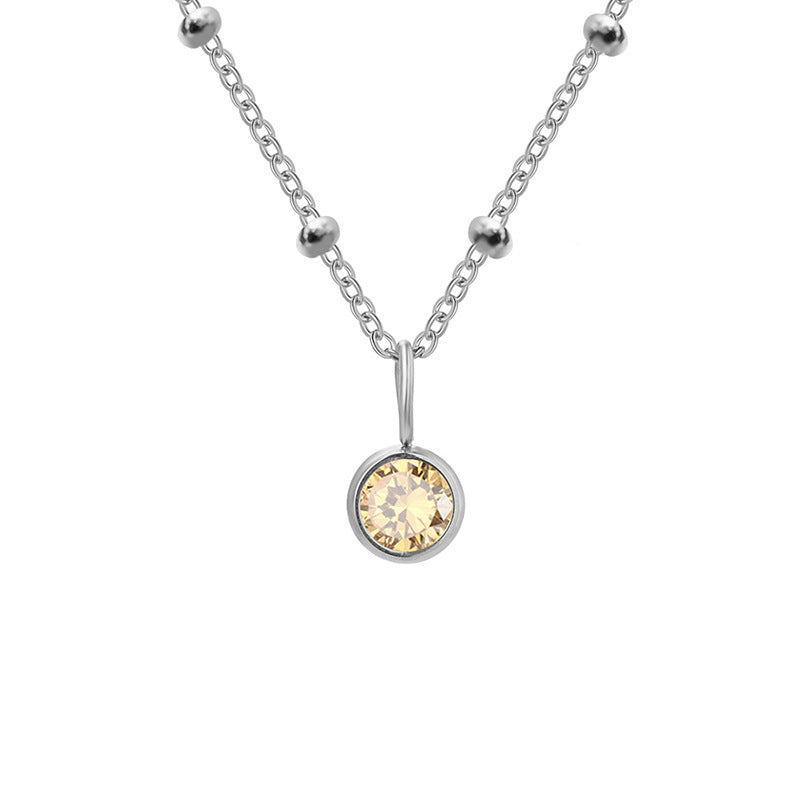 Collier Pierre de Naissance – Talismans Dorés & Argentés