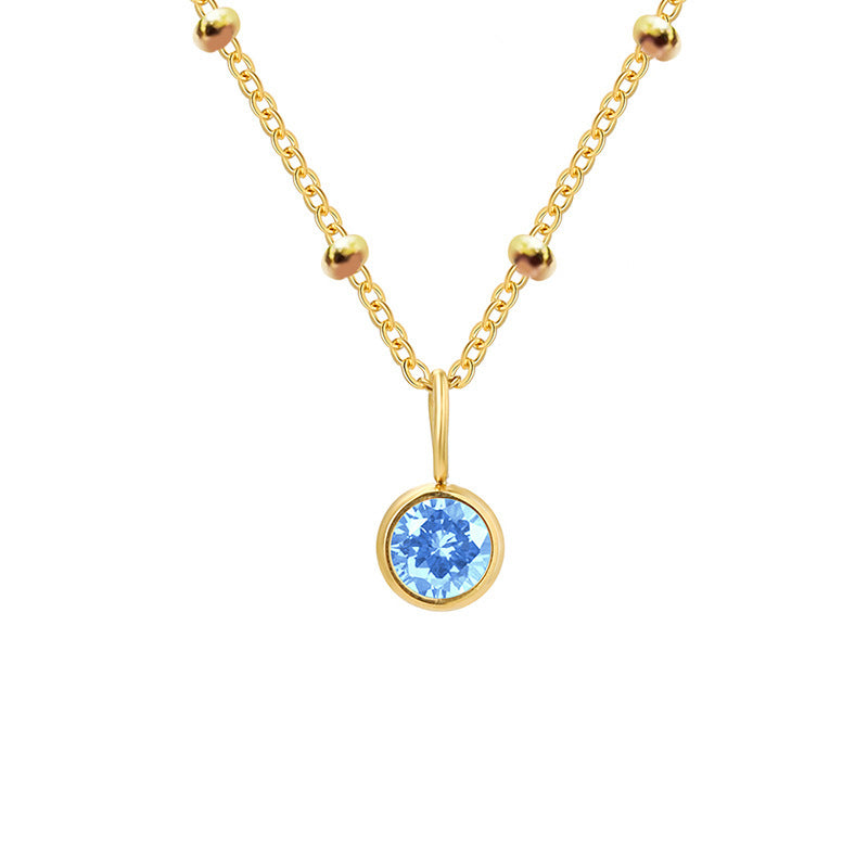 Collier Pierre de Naissance – Talismans Dorés & Argentés