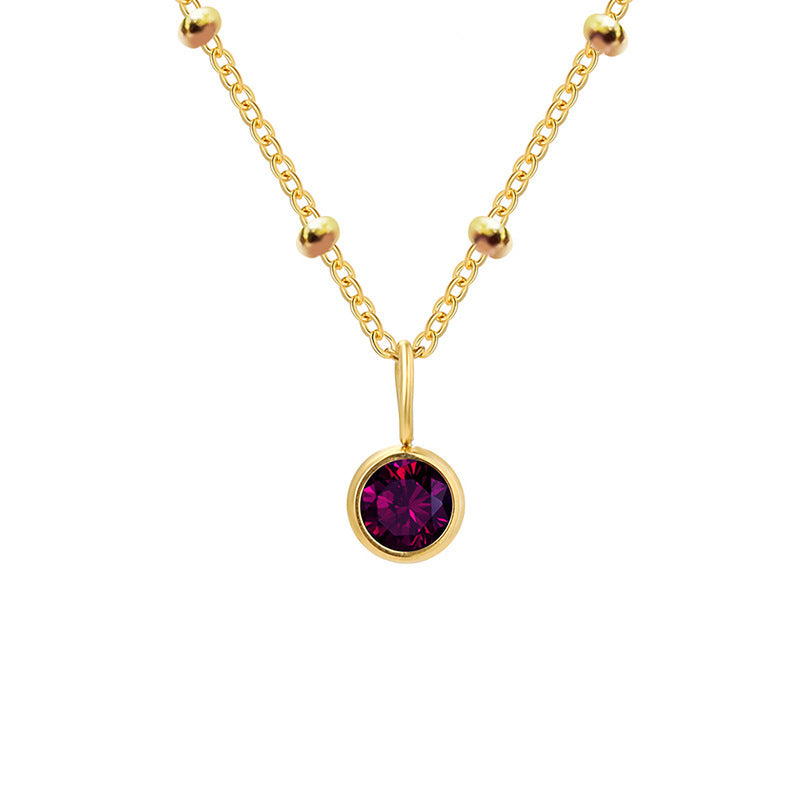 Collier Pierre de Naissance – Talismans Dorés & Argentés