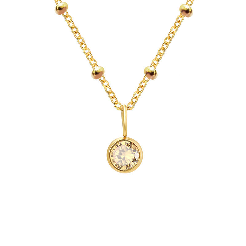 Collier Pierre de Naissance – Talismans Dorés & Argentés
