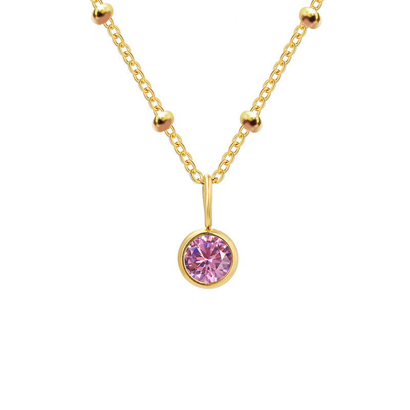 Collier Pierre de Naissance – Talismans Dorés & Argentés