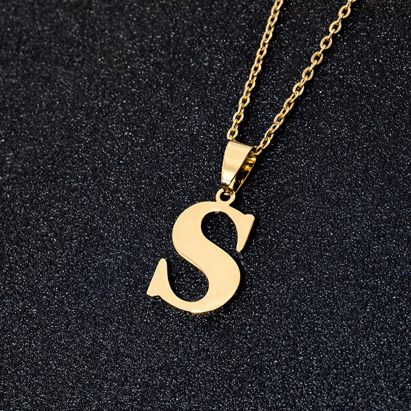 Collier Lettre Initiale Dorée ou Argentée – Bijou Minimaliste & Signé