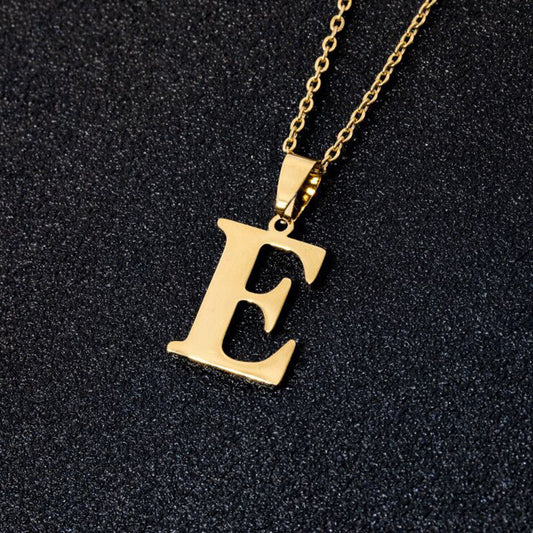Collier Lettre Initiale Dorée ou Argentée – Bijou Minimaliste & Signé