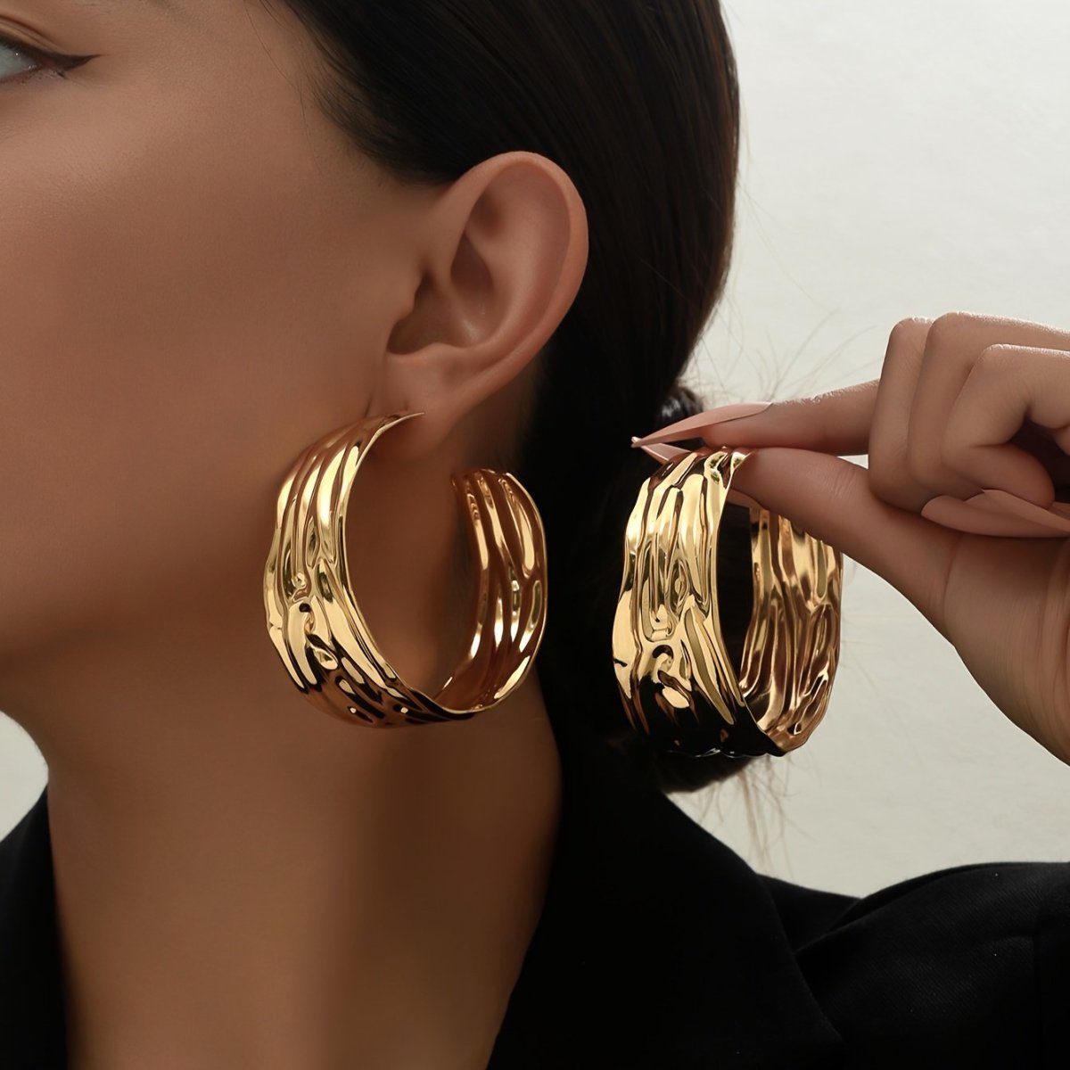 Boucles d’oreilles plaqué Or – Élégance Contemporaine
