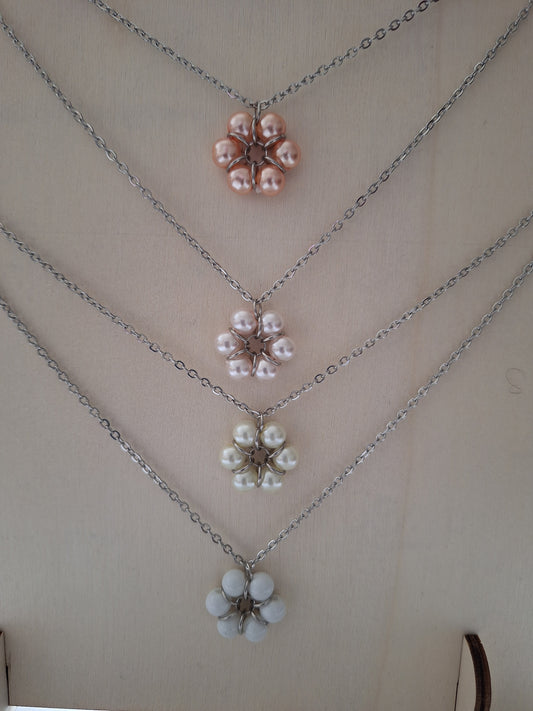 Collier cercle de perle